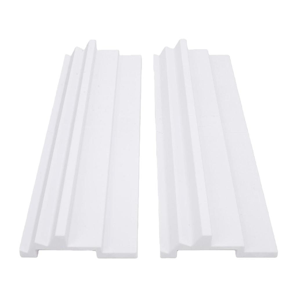 2 Sets Folding Double Mahjong Rack Set with Exposure Area 2 Player Mahjong Tile Racks for Tiles Up To 1.5 Inches