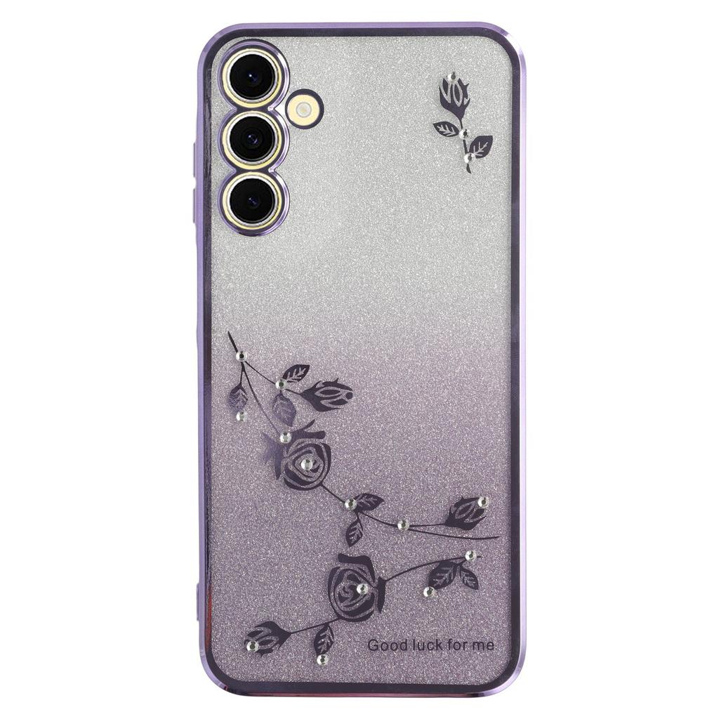 KADEM For Samsung Galaxy A05s 4G Case Fashion Flower Decor TPU Phone Cover