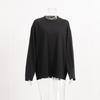 Women's Crew Neck Long Sleeve Oversized T Shirt Solid Color Casual Basic Top