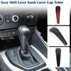 Carbon Fiber ABS Gear Shift Knob Trim Cover Shell For BMW E90 E92 3 Series Sedan