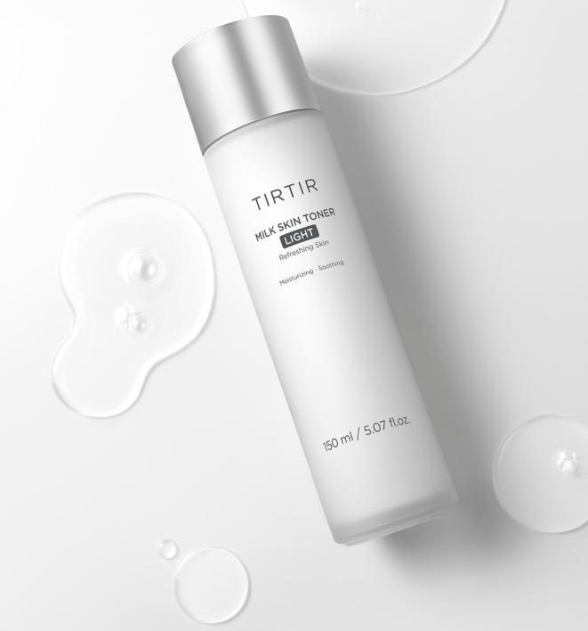 

TIRTIR Milk Skin Toner Light 150ml / Refreshing & Brightening Toner for Oily Skin 1 ea
