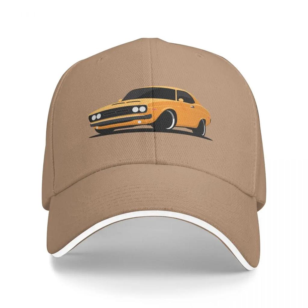 American Muscle Pony Car Illustration Baseball Cap Luxury Unisex Hat tea Hat Unisexs Hats Womens