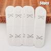 50Pcs Display Cards For Hair Cord Hairpin Elliptical Bowknot Hair Rope Cardboard