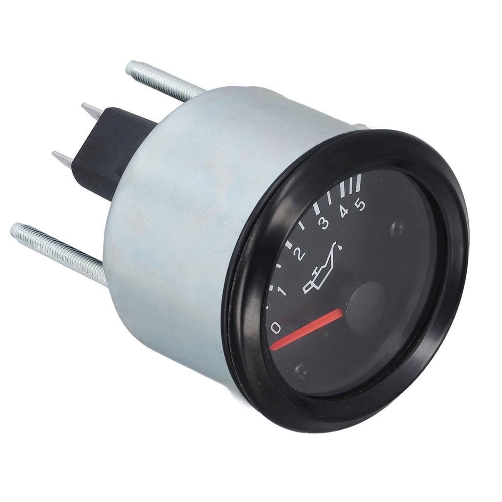 Oil Pressure Gauge 0?5bar 52mm LED Backlit Waterproof Engine Fuel Pressure Meter for Driving 24V