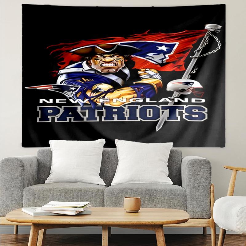New England Patriots Gear Tapestry Hanging for Bedroom,Livingroom, Playroom,Decor Art Room Wall Tapestry Holiday and Birthday Gifts