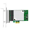 GLOTRENDS ST7387 LAN Card, 4-Port 100010010Mbps NIC, RJ45 LAN Port (PCI-Express X1 Connection)