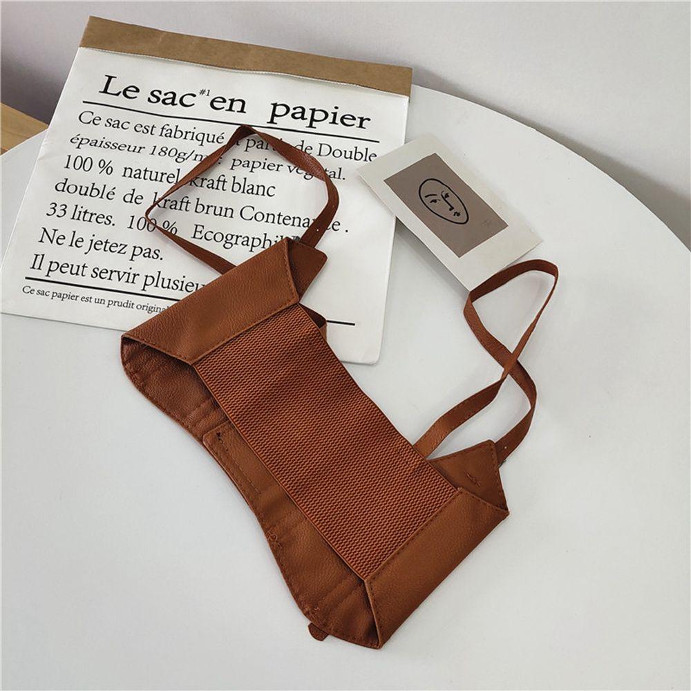 Slimming Body Lolita Belts Extra Wide Waistband Elastic Waist Strap PU Leather Cummerbund