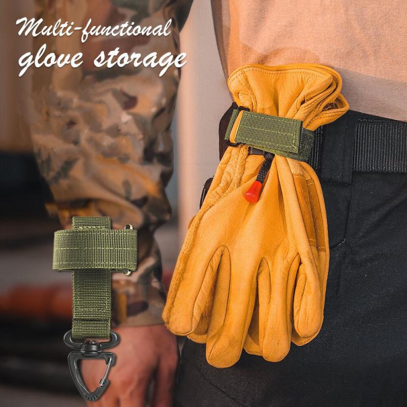 

Glove Hook Rope Storage Buckle Military Tactical Nylon Mountaineering Buckle Multi-purpose Outdoor Glove Storage Ties
