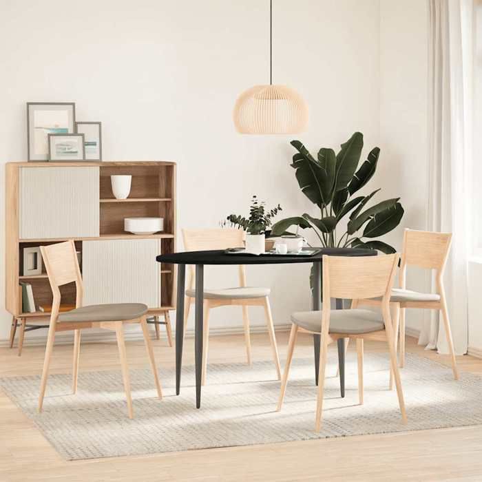 VidaXL Table Top 120x60x2 Cm Solid Oak Wood Oval 4009055