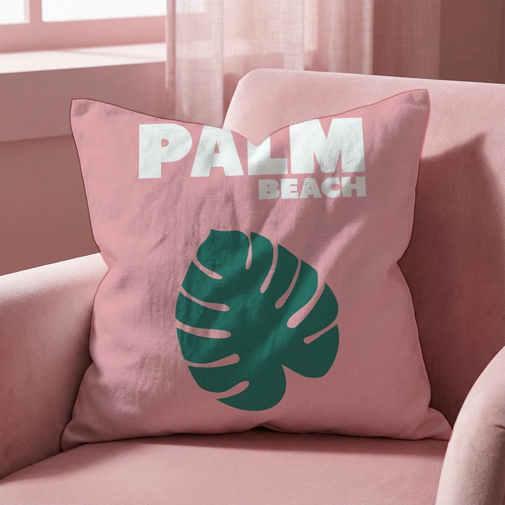 Hand Drawn Flowers Cushion Cover Multi-Scene Pillow Cover for Home & Car - Reversible, Soft & Durable for Daily Use