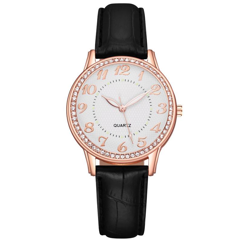 Diamond Luminous Needle Watch Women'S Belt Women'S Watch Quartz Watch Watches