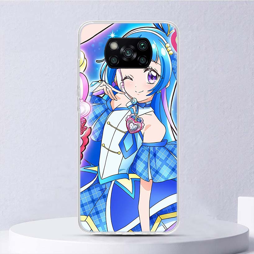 Pretty Cure Anime Soft Case For Xiaomi Poco X7 X6 X5 X4 X3 Nfc F7 Ultra F6 F5 Pro Phone Cover F4 Gt F3 M5S M4 M3 M5 M6 Coque