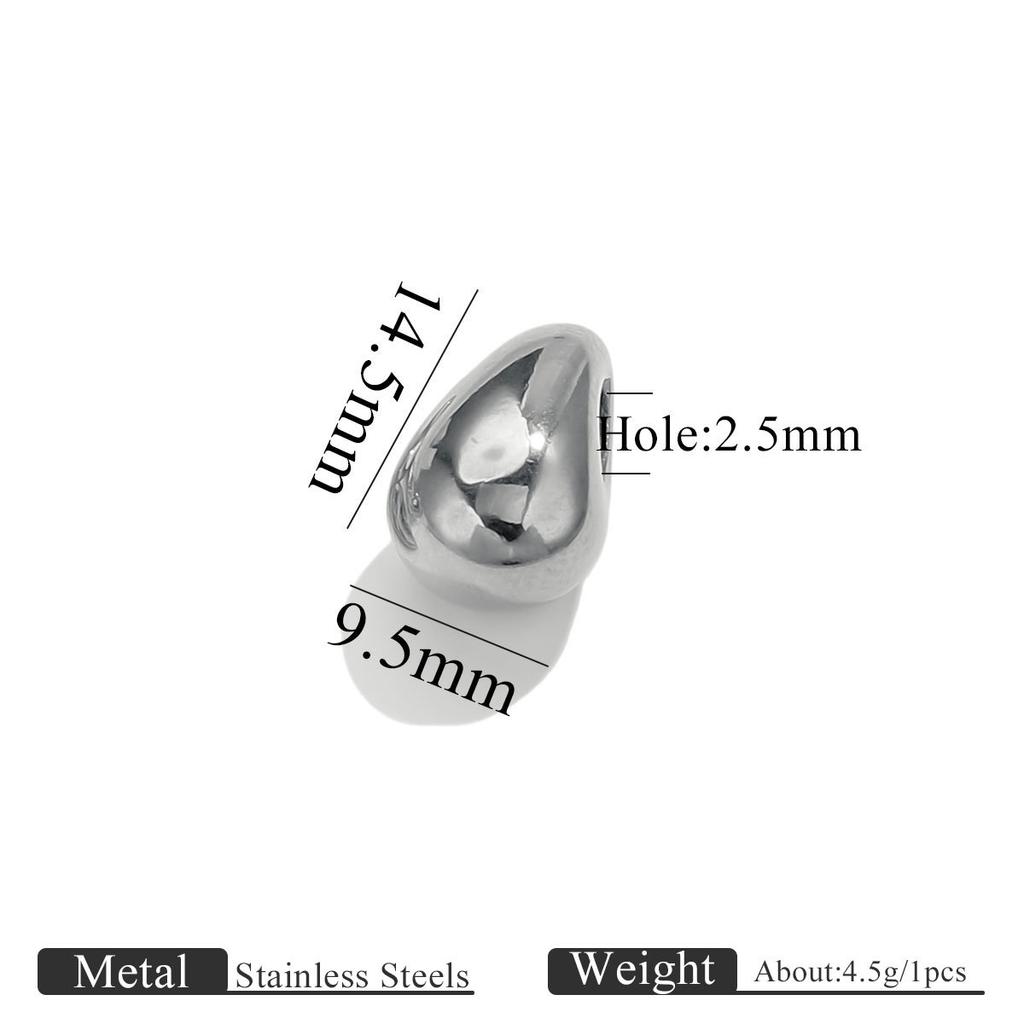 Yori 5PcsStainless Steel Casting Marine Animal Octopus Shark Crab Gold Pendant Ocean Series DIY Necklace Bracelet Jewelry