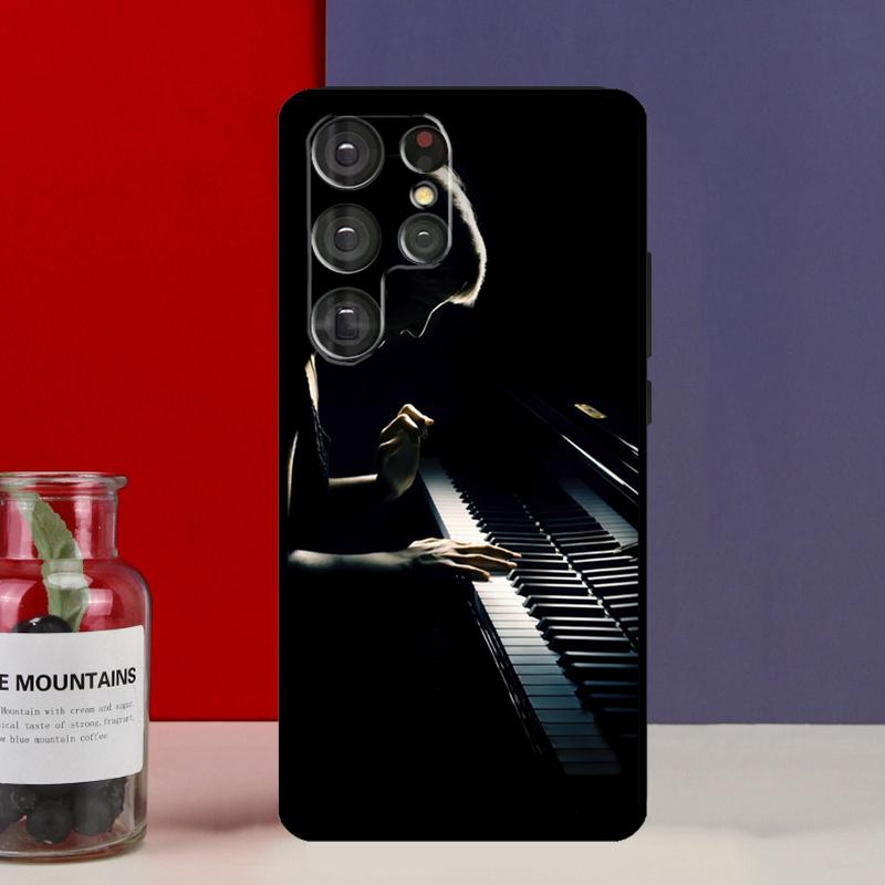 Piano Keys Keyboard design Funda Case For Samsung Galaxy S25 Ultra S9 S10 S20 S21 FE S22 S23 Plus S24 Ultra Phone Cover