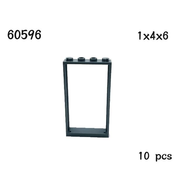 MOC Parts House Block 1x4x6 Door Frame Smart Windows 10 Pack 60596 60616 60803 57894 60623 60621 92589