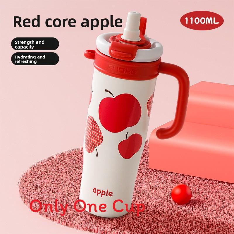 Large Capacity Insulated Travel Mug With Handle For Office And Commuting