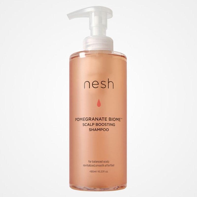 Nesh Pomegranate Biome Scalp Boosting Shampoo 480ml (Normal, Combination Scalp)