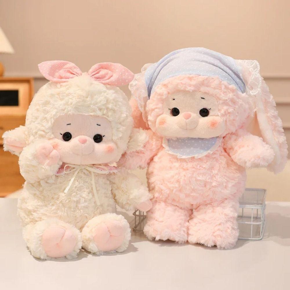 Cartoon Lamb Plush Toy Fluffy Animal Fluffty Doll Creative Sheep Plush Doll  Home Decor
