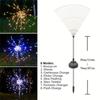 New 8-Modes Solar Firework Lights, 200 LEDs - Multicolor, Warm White, IP65, Ideal for Garden, Patio, Party, Wedding Decor