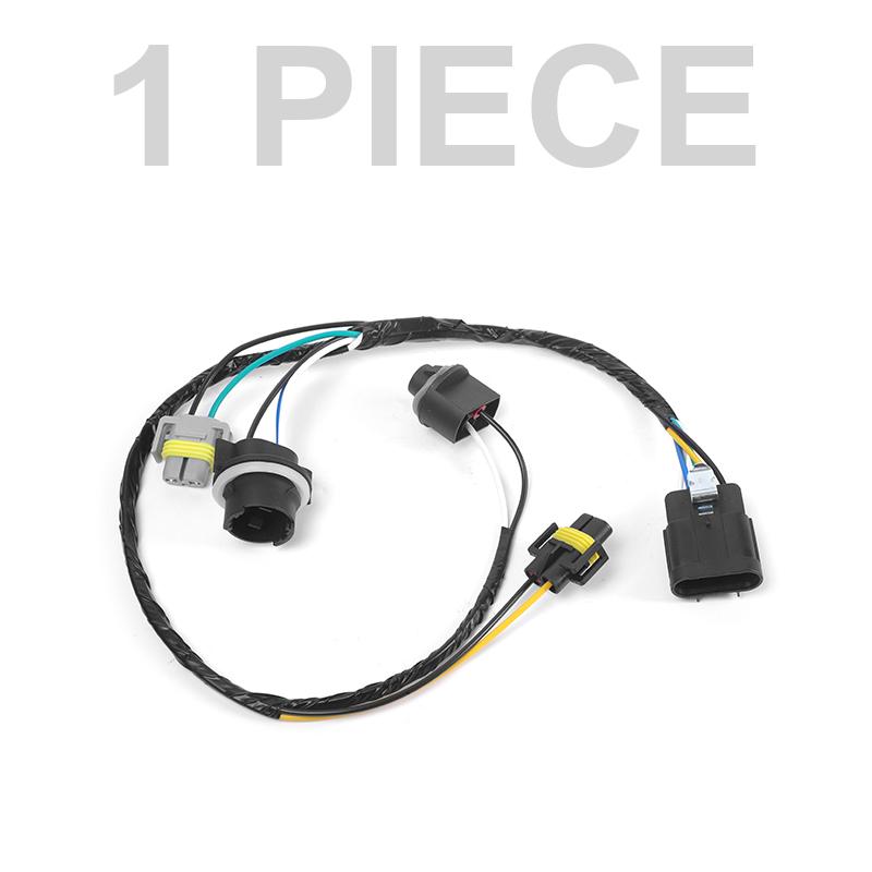 Car Front Headlamp Light Bulb Socket Wiring Harness for Chevy Malibu 2008 2009 2010 2011 2012 Headlight Wires 15930264 645-539 1pc