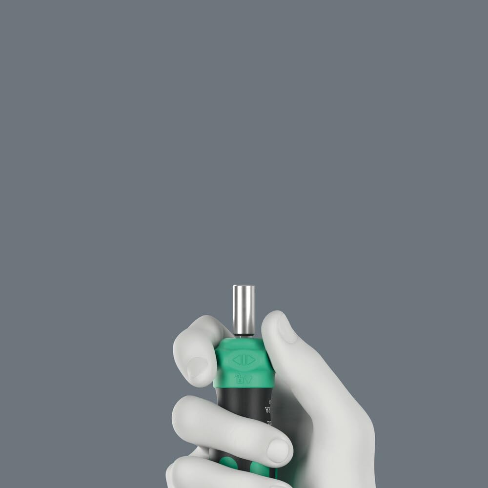 WERA Hex Ratchet Bit Driver Set with 6 Bits 1/4" Built-in (Product Code 051519)