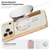 Luxury Transparent Flip Leather Wallet Magnetic Phone Case For iPhone 17 Pro 15 14 13 12 11 16 Pro Max Slot Card Bag For Magsafe 17Air Cover