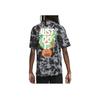 Nike Tie-Dye Print Round Neck Pullover Short Sleeve T-Shirt Men Tops Black FD0066-065
