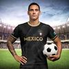 Men's Casual Short Sleeve T-Shirt with Lettering Print Mexico National Emblem Graphic Lightweight Breathable Fabric