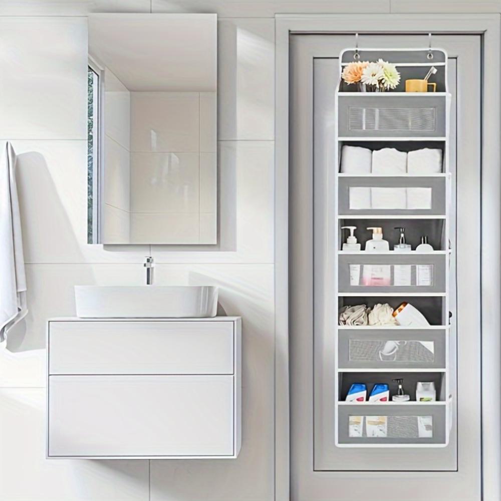 Cloth Storage Box Behind the Door, Storage Box Above the Door, Hanging Wardrobe Storage Box, Suitable for Bedroom, Bathroom, Food Pantry, Home Storage