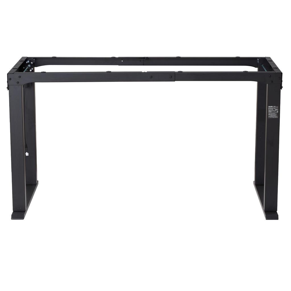 4-Bein Stehschreibtischgestell, Elektrisch, Doppelmotor, Höhenverstellbar 70-117 cm, 4 Speicher-Höheneinstellungen, Längenverstellbare Stehschreibtischbeine, Sit-to-Stand-Schreibtisch