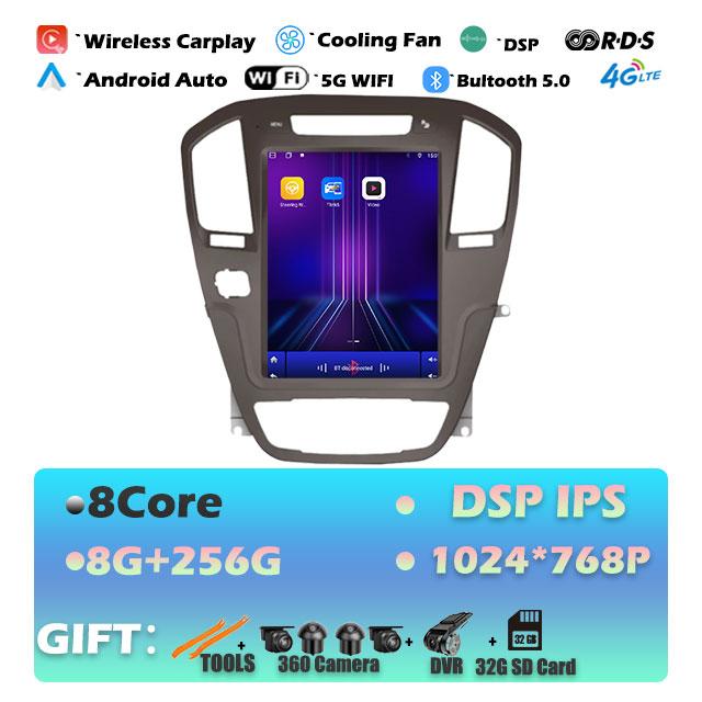 1024*768P For Opel InsigniaBuick Regal 2009-2013 Android 14 Car Radio Multimedia Video Player Navigaion Head Unit Stereo Audio