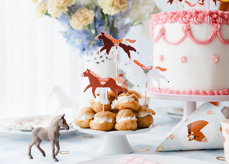 Cupcake Decorations - Horses 13 6 Pcs