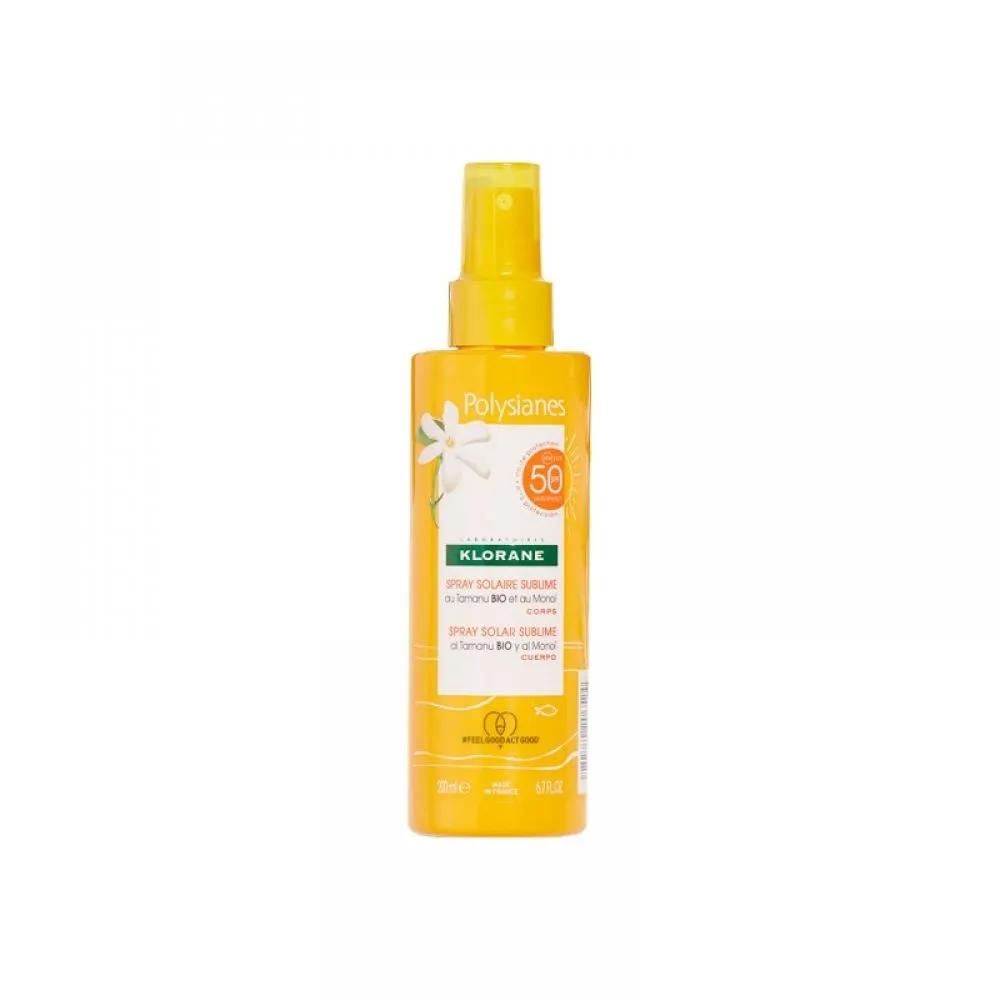 Klorane Polishian Sublime Sun Spray SPF50 200ml Tube