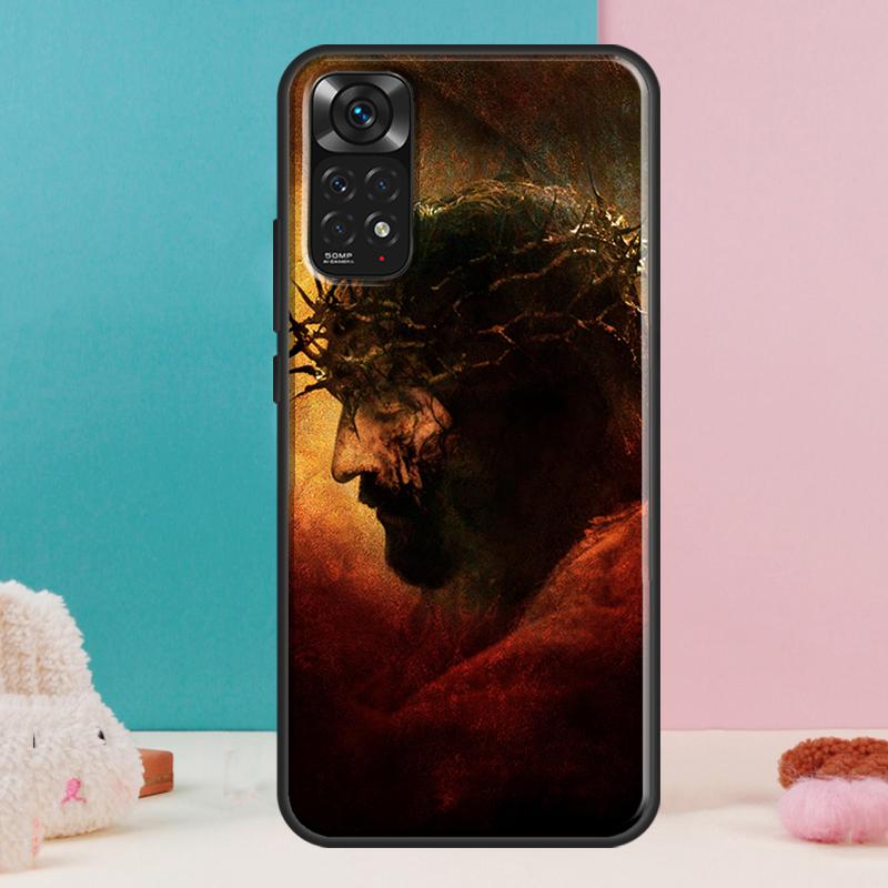 Christian Jesus Case For Xiaomi Redmi Note 14 13 Pro 12 11 9 10 9S 10S 11S 12S Redmi 14C 13C 10C 12C Cover