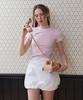 Etosome Balloon Mini Skirt (White)