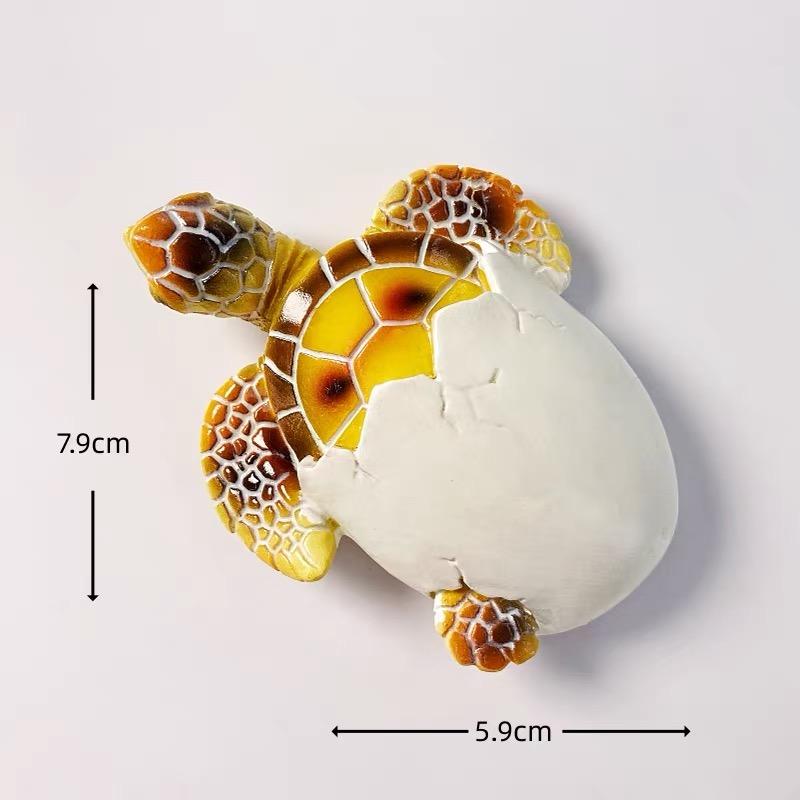 

Maldives Travel Souvenir Refrigerator Magnet - Turtle Series Refrigerator Magnet - Decorative Fridge Magnet