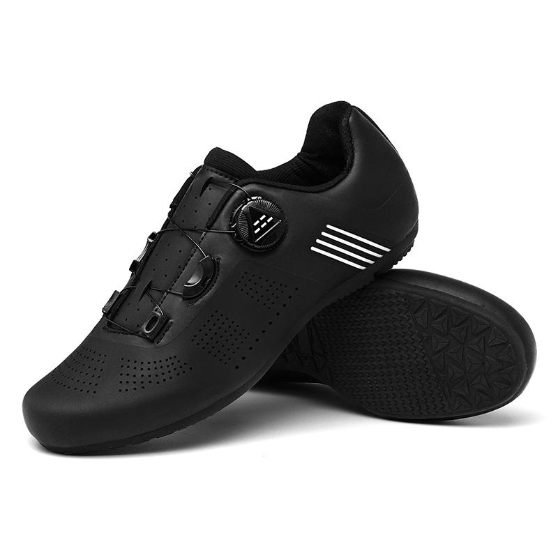

2025 new road car lock shoes hard sole breathable professional racing bicycle shoes lock-free cycling shoes in stock 36