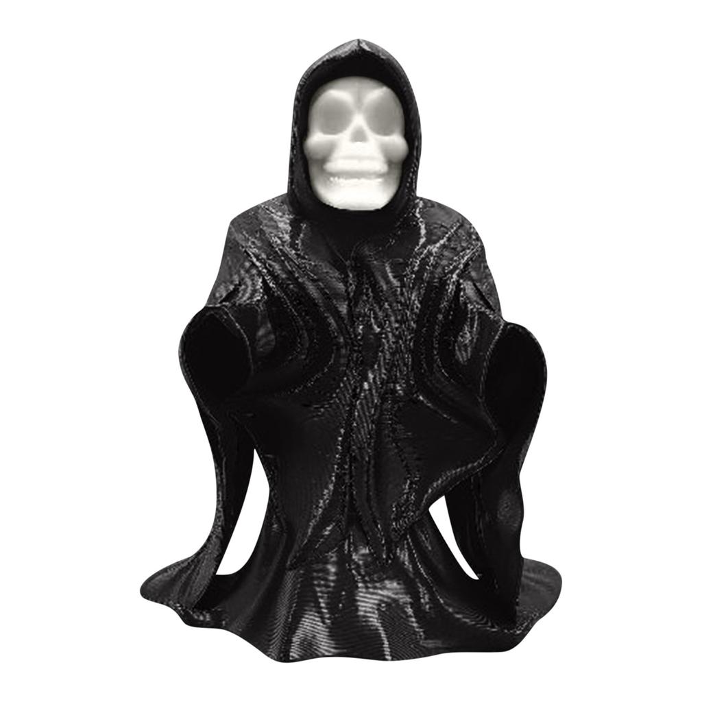 Interesting 3D Printed Cape And Parasitic Skeleton Figurine Model Toys