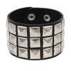 European & American Punk Street Style Rivet Leather Couple Bracelet for Nightclubs