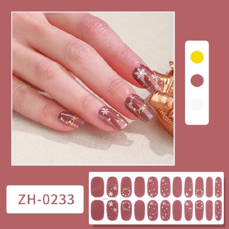 22Pcs Nail Wraps Polish Strips Self Adhesive Nail Polish Sticker Gel Nail Strips