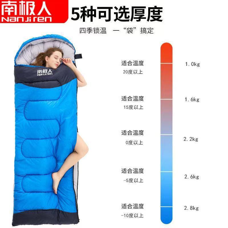 Adult Emergency Sleeping Bag Outdoor Camping Warm Thick Portable Single Use Men Women