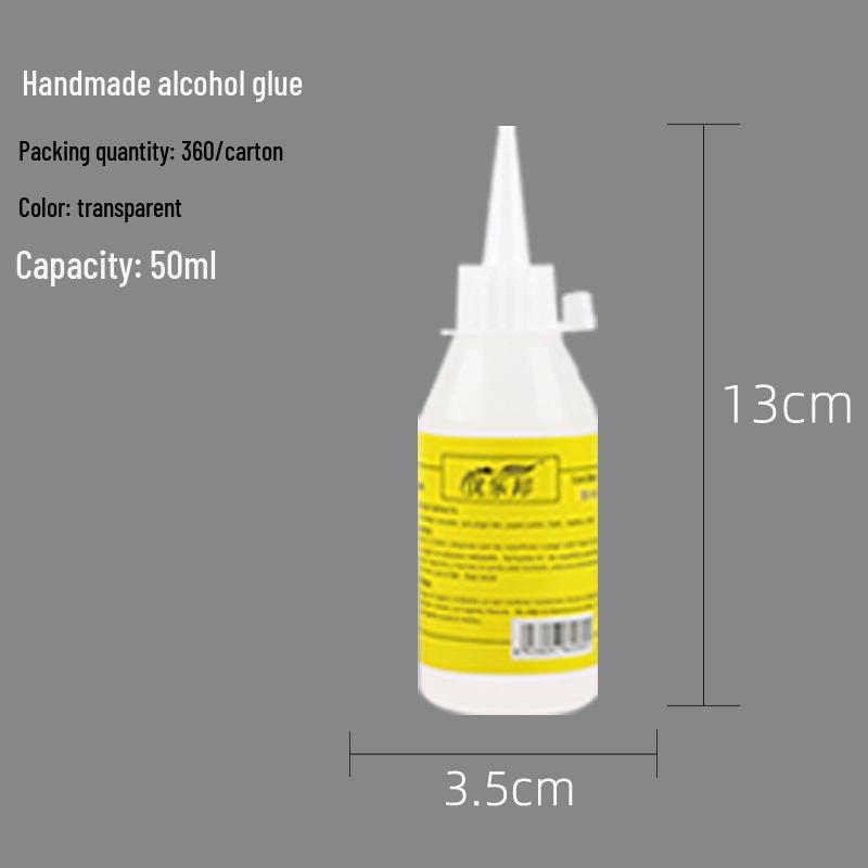 Kids' DIY Transparent Alcohol Glue - 30ml for Crafts: Ideal for Non-woven Fabric, Kindergarten Projects, Hemp Rope & Handmade Creations