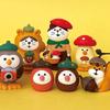 INS ZAKKA Resin Ornaments Autumn Harvest Chestnut Series Persimmon Tree Thief Cat Camera Prop Japanese Mini Home Decoration Gift