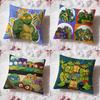 m-Mutant Ninja Turtles Cushion Cover Premium Comfort Reversible Pillow Cove -Two In One Design for Any Room & Car Interior