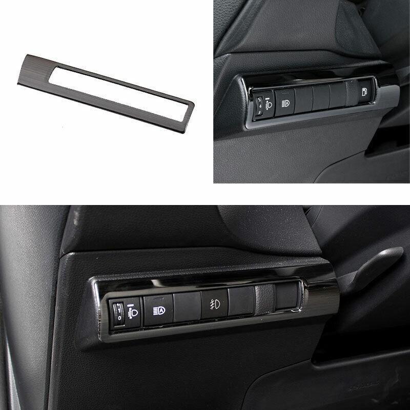 For Toyota Corolla 2020-2023 Black Titanium Headlight Switch Control Frame Trim