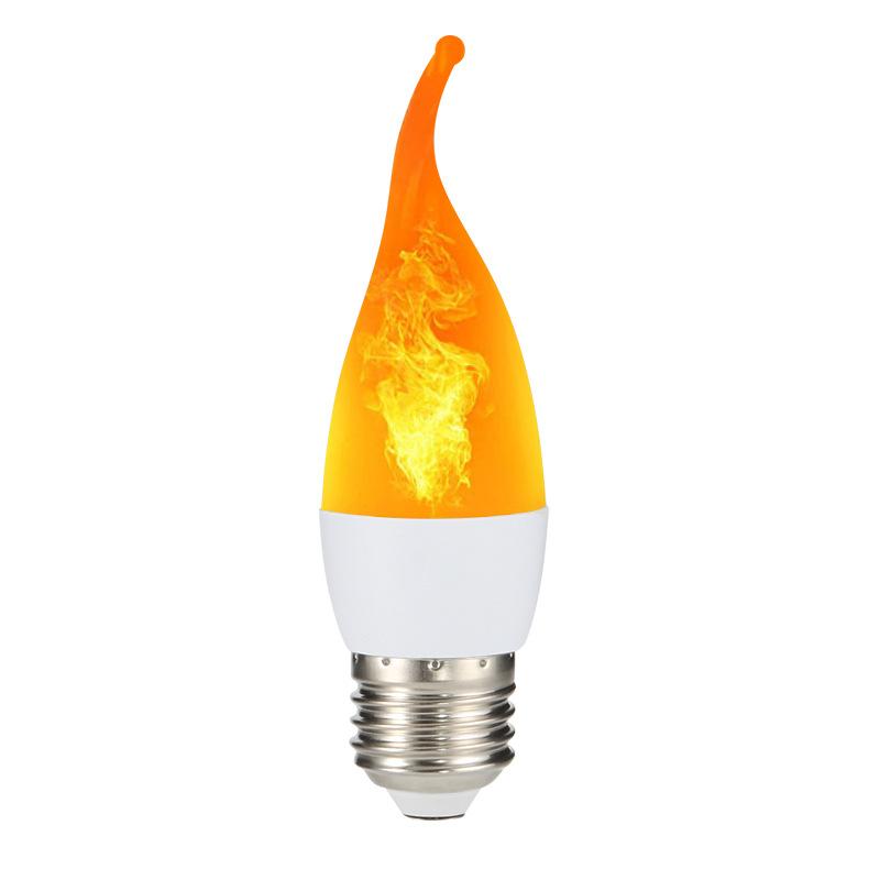 The latest E27 LED flame bulb Fire E14 Corn bulb Flicker LED light Dynamic flame effect 3W 5W 9W 85V-265V for home lighting