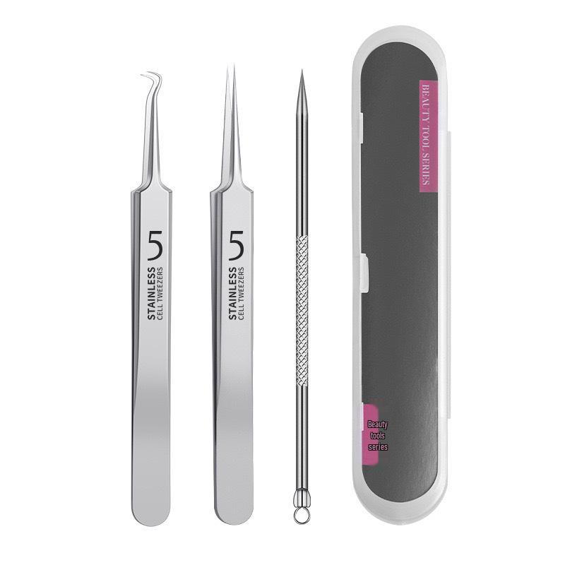 Ultra-Fine Tweezers Blackhead & Pimple Extraction Needle Set – Pointed Tip Beauty Tool for Acne Treatment