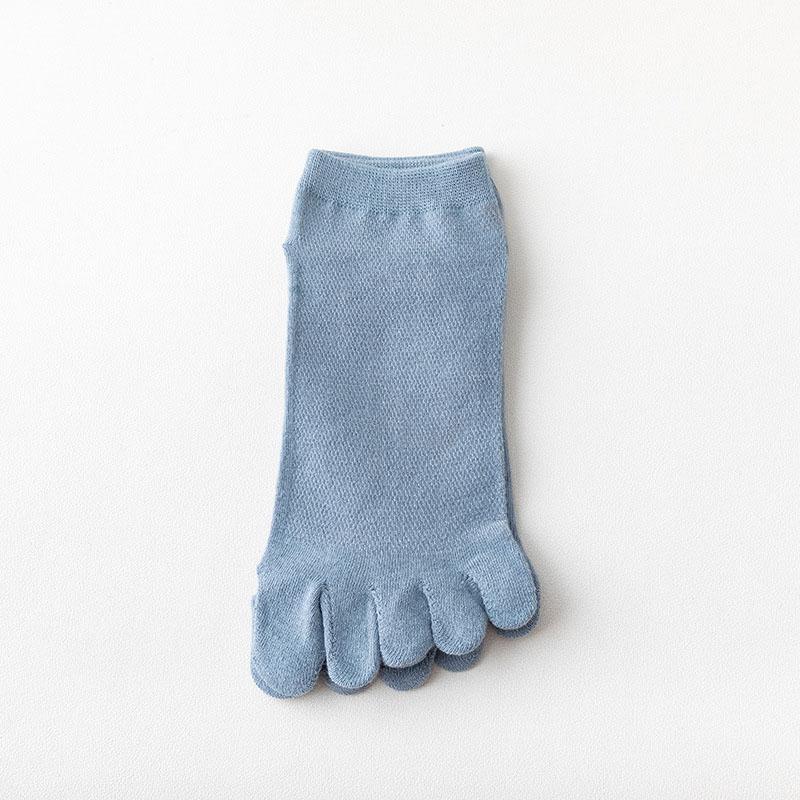 Short Five Finger Socks For Men Spring Summer Thin Sweat-absorbing Ankle Socks Sports Running Split Toe Socks Cotton 5 toe Socks