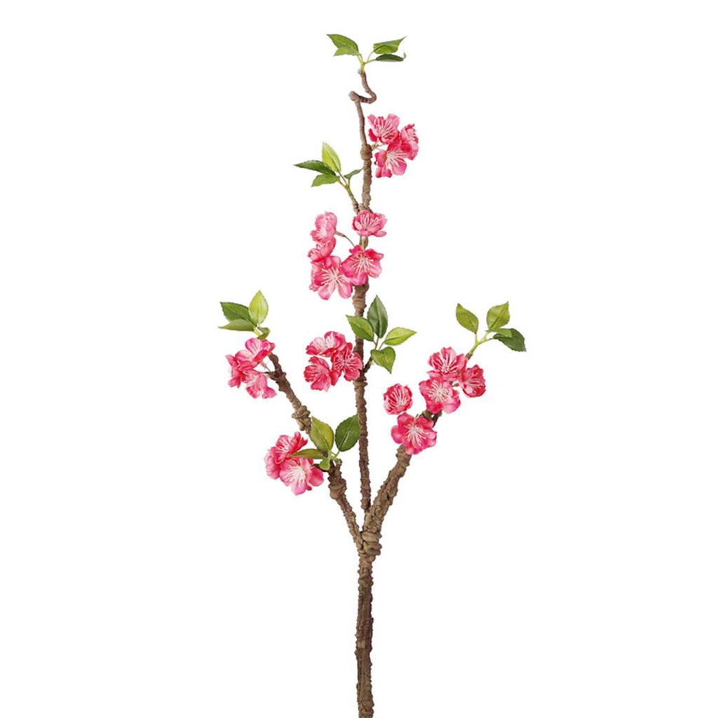 Künstliche Pflaumenblüten Lebensechte Falsche Langstielige Pflaumenblütenstrauß für Zuhause Restaurant Büro