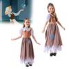 Enchanting Girls Costume Dress Featuring Cinderella And Snow White Cosplay Style For Halloween And Festivals